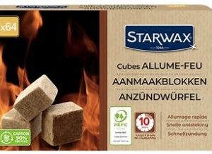 64 Cubes allume feu Starwax