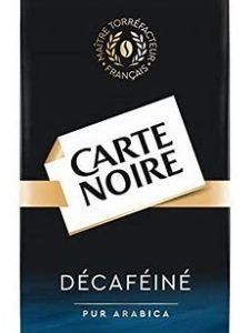 Café moulu décaféiné pru arabica 250g Carte noire