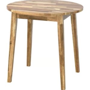 Table ronde en bois acacia 80 cm