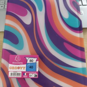 Porte vues 80 pages Exa compta vagues