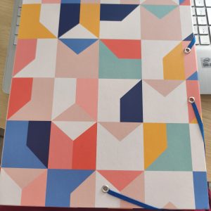 Boite de rangement exa compta avec élastiques