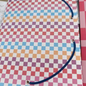 Chemise 3 rabats petits carreaux de couleurs
