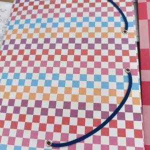 Chemise 3 rabats petits carreaux de couleurs