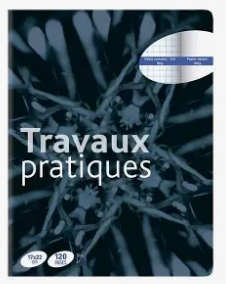 Cahier PC 21*29.7 120  pages noir