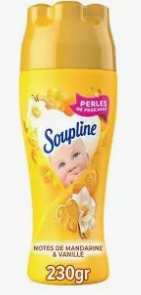 Assouplissant Soupline perles mandarine et vanille