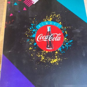 Classeur coca cola vert
