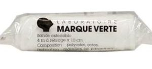 Bande extensible 4m*10cm Marque verte
