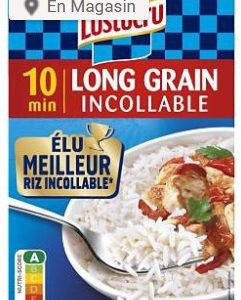 Riz long grain incollable 900g lustucru