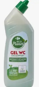 Gel WC eco planet à l'eucalyptus 750 ml