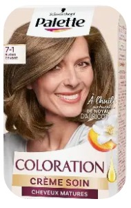 Coloration crème soin blond cendré