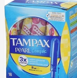 Tampax compact regular pearl *18