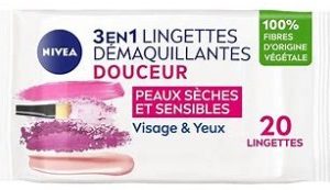 Lingettes démaquillantes douceur Nivea