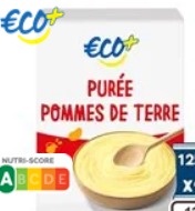 Purée de pommes de terre eco +