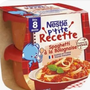 Spaghetti à la bolognaise dès 8 mois