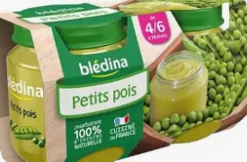 Petit pots petit pois 4-6 mois blédina