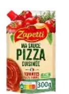 Ma sauce Pizza cuisinée Zapetti 300g