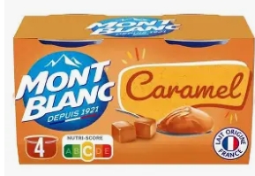 Mont blanc caramel