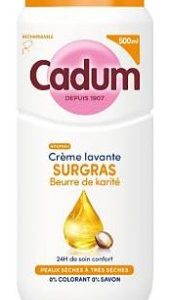 Gel douche cadum surgras au beurre de karité 500 ml