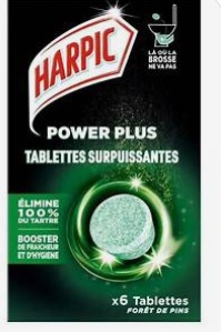 Tablettes Harpic power plus