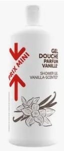 Gel douche parfum vanille 500 ml