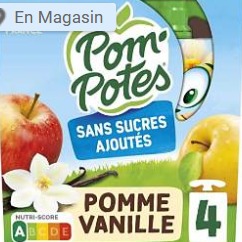 pom' potes pommes vanille