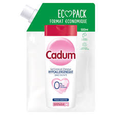 Gel douche corps et cheveux hypoallergénique 500ml cadum