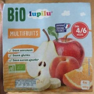 compote multifruits sans morceaux Lupilu